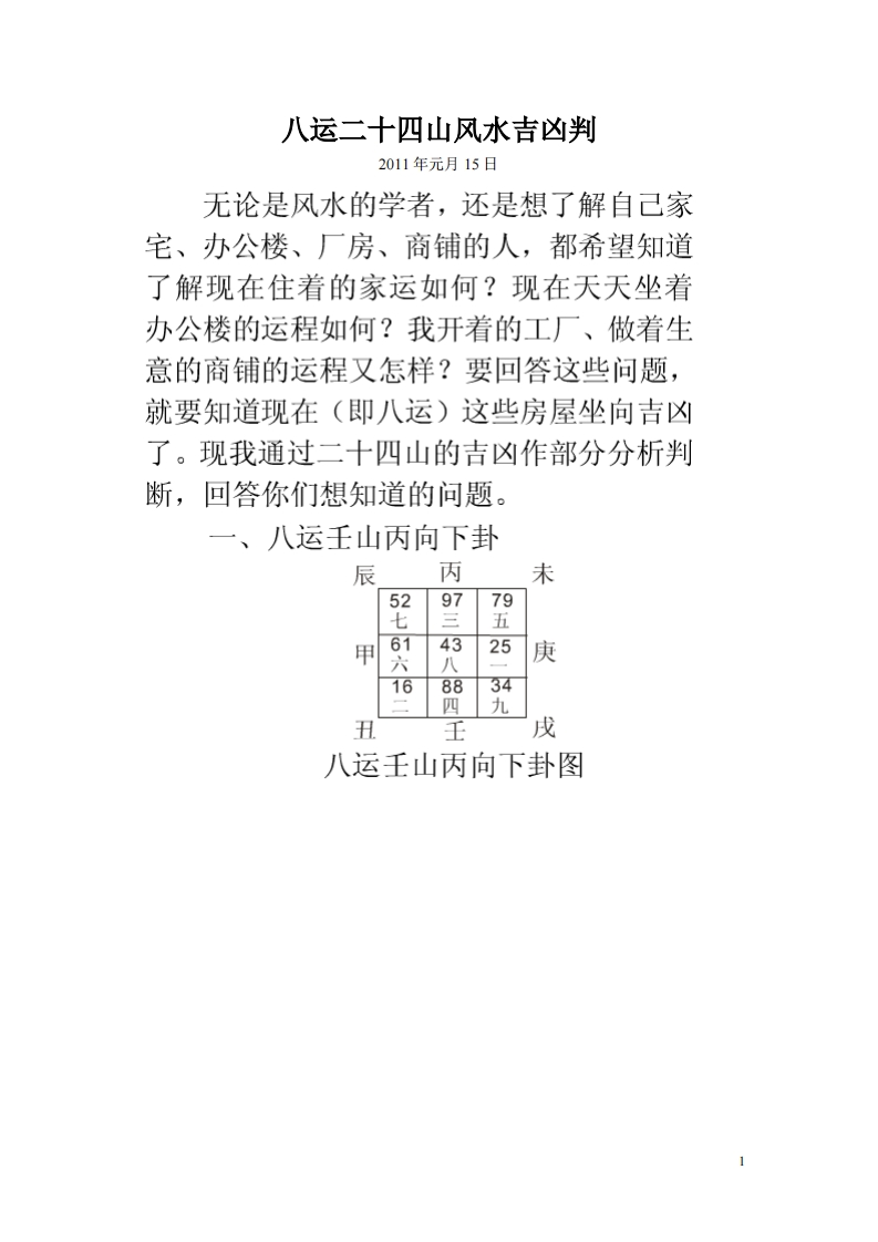 八运二十四山风水吉凶判 – 电子书下载