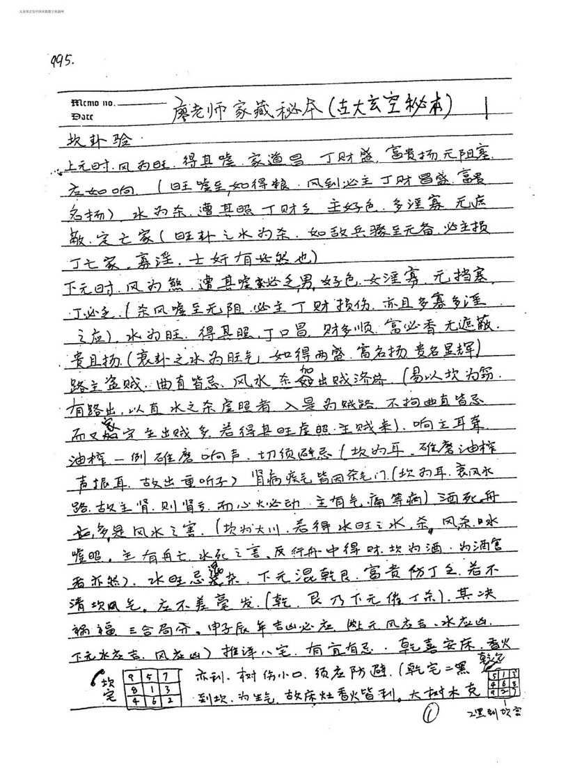 廖老师家藏秘本-古大玄空秘本 – 电子书下载