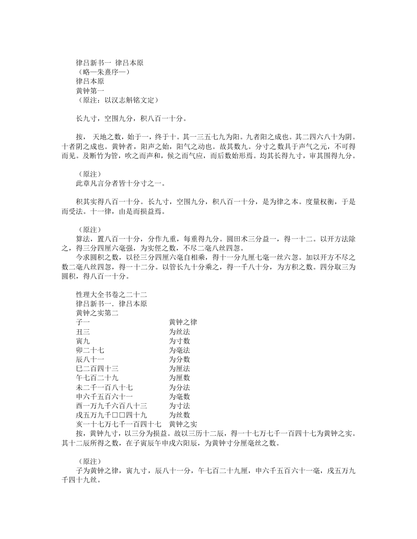 律吕新书-宋-蔡元定 – 电子书下载